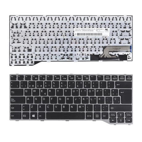 Teclado Para Portátil Fujitsu Siemens Lifebook T725 T726 Plata