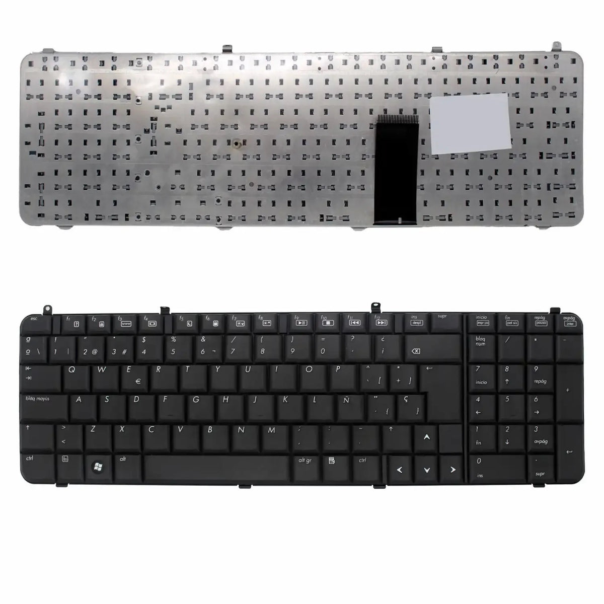 Teclado Para Portátil Hp Dv9000 Negro