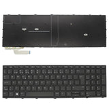 Teclado Para Portátil Hp Probook 450 G5 455 G5 470 G5 L00741-071 Negro Con Marco Portugués