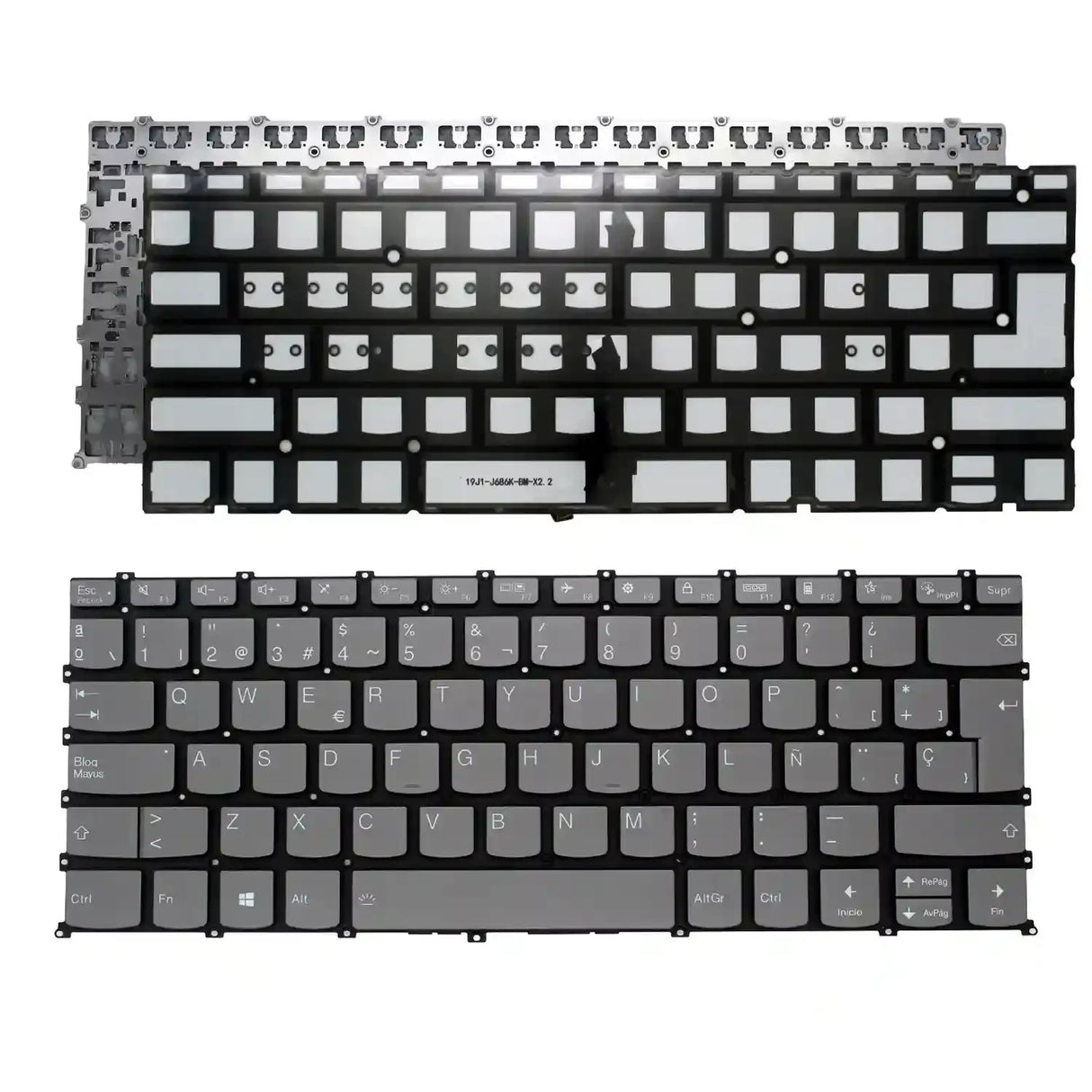 Teclado Retroiluminado Para Portátil Lenovo Flex 5-14Iil05 5-14Itl05 5-14Alc05 5-14Are05