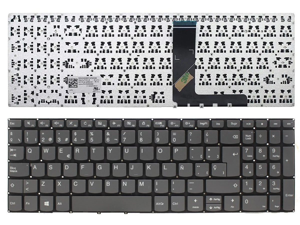 Teclado Para Portátil Lenovo Ideapad V130-15igm V130-15ikb