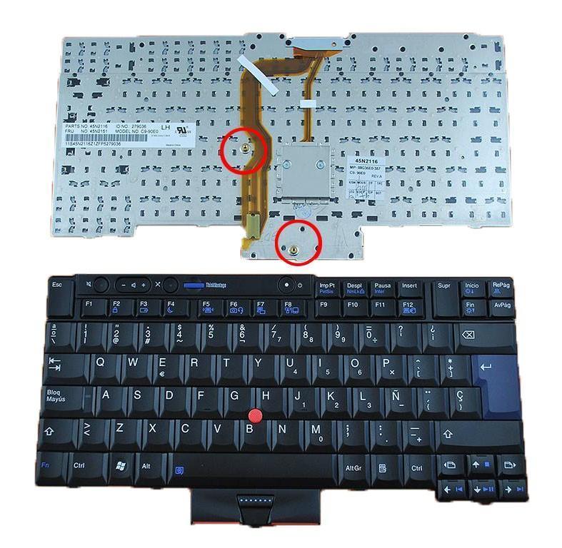 Teclado Para Portátil Lenovo Thinkpad T400S T410 T510 W510 X220 45N2170 45N2135