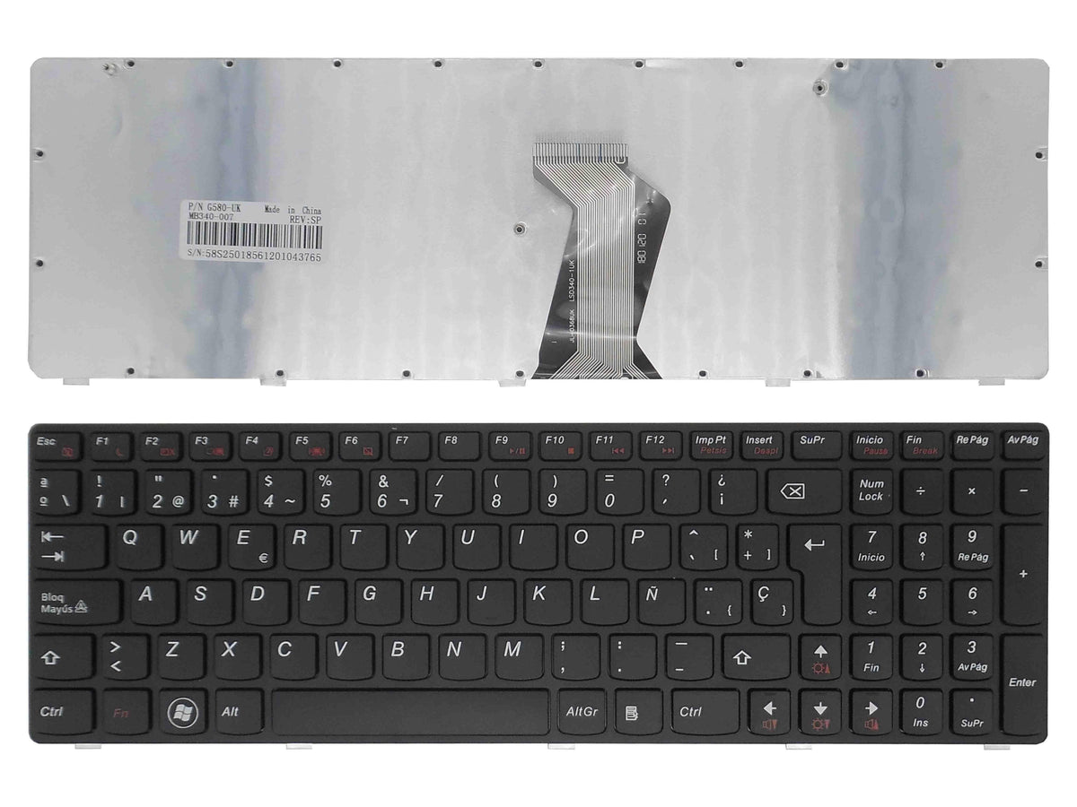 Teclado Para Portátil Lenovo Ideapad G580 G585 V580 V585 Z580 Z585 35007546