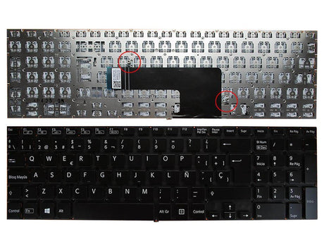 Teclado Para Portatil Sony Svf 15 Svf1521K1E