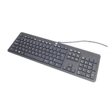 Teclado Reacondicionado Hp Kbar211 80181-071 Español (Qwerty) Negro Con Cable Usb 1 Año De Garantia