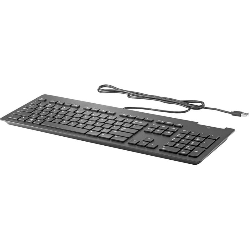 Teclado Reacondicionado Hp  Tpc-5001k  Slim Smartcard Español (Qwerty) Negro Con Cable Usb   1 Año De Garantia
