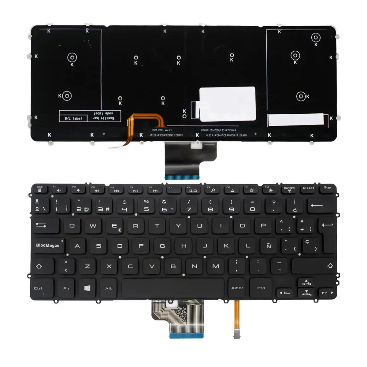 Teclado Retroiluminado Para Portatil Dell Xps 15 9530