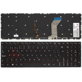 Teclado Retroiluminado Gaming Para Portátil Lenovo Ideapad Y700-15 Negro Sin Marco