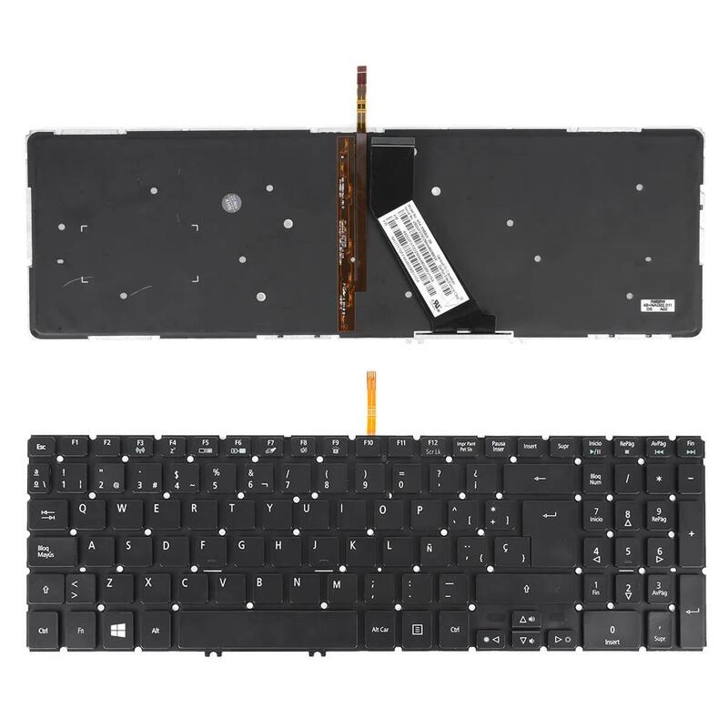 Teclado Retroiluminado Para Portátil Acer V5 573 Negro