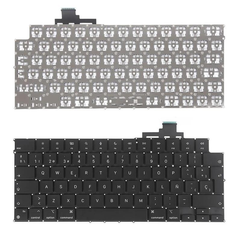 Teclado Retroiluminado Para Portátil Apple Macbook Pro A2681 A2790 Negro