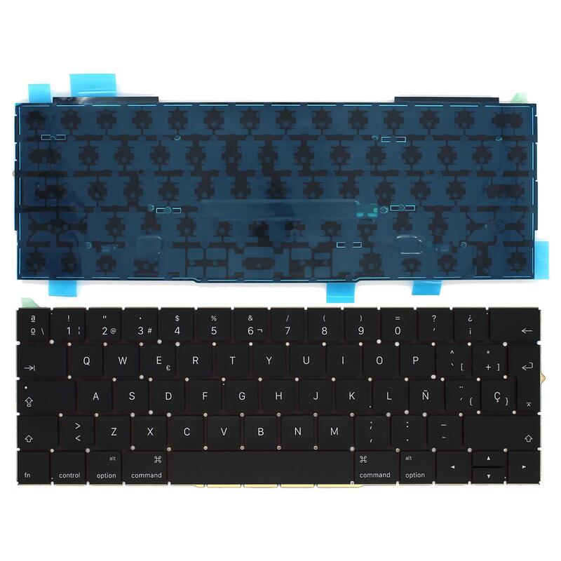 Teclado Retroiluminado Para Portátil Apple Macbook Pro Retina A1706 A1707 13.3" Negro