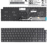 Teclado Retroiluminado Para Portátil Dell Latitude 3520 Vostro 3510 3520 5510 5515 7510 Negro