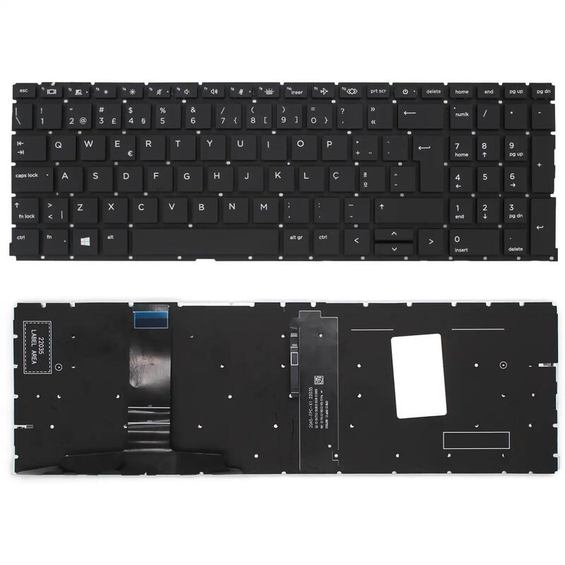 Teclado Retroiluminado Para Portátil Hp Probook 450 G8 455 G8 455r G8 650 G8 En Portugues