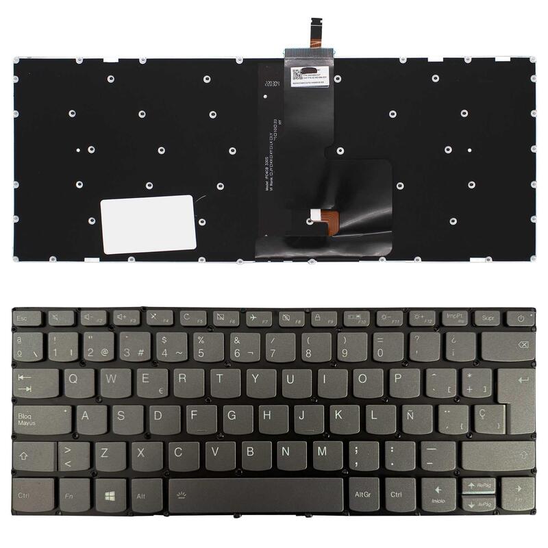 Teclado Retroiluminado Para Portátil Lenovo Ideapad 320s 15ikb 320s 15isk