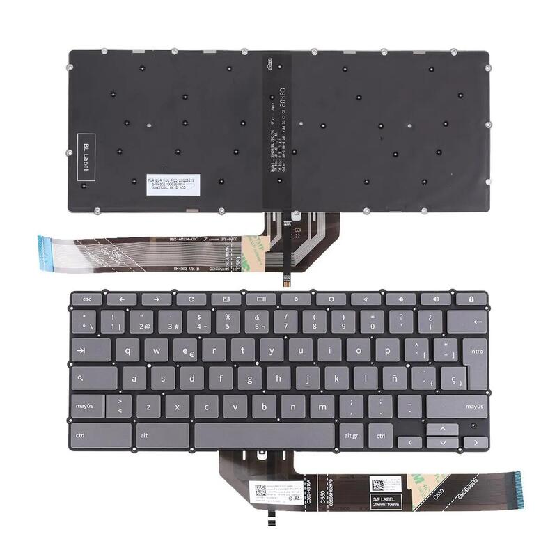 Teclado Retroiluminado Para Portátil Lenovo Ideapad Flex 5 Cb 13iml05 Negro