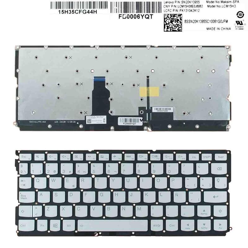 Teclado Retroiluminado Para Portátil Lenovo
Modelos: Ideapad Air 12, Yoga 900s-12isk
P/N: Sn20k13955, Pk131042a12, Lcm15h36eoj6862