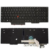 Teclado Retroiluminado Para Portátil Lenovo Thinkpad E15 2020 Negro