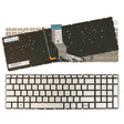 Teclado Retroiluminado Para Portátil Hp Pavilion 15-Cd072Nr 15-Cd074Cl 15-Cd075Nr 15-Cd076Cl Plata Sin Marco Intro Pequeño