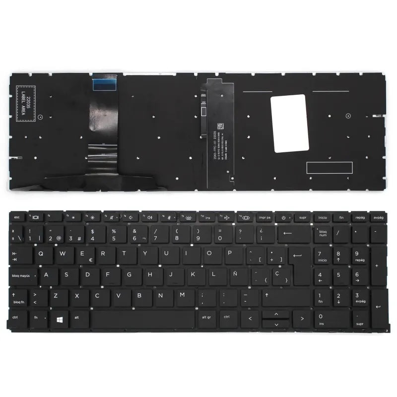 Teclado Retroiluminado Para Portátil Hp Probook 450 G9 455 G9 455R G9