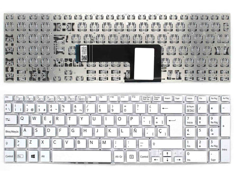 Teclado Para Portátil Svf15 Svf153A1Ym 149239971Es Svf152A29M Aehk9P012203A