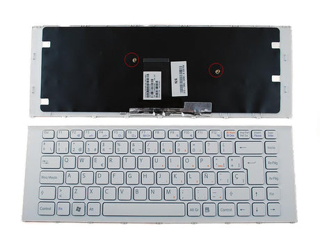 Teclado Para Portátil Sony Vaio Vpc-Ea Blanco