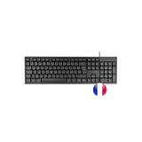 Teclado Tacens Anima Ak02fr Usb Silencioso Perfil Bajo Copilot Ai Compatible Pc/Mac Negro Frances
