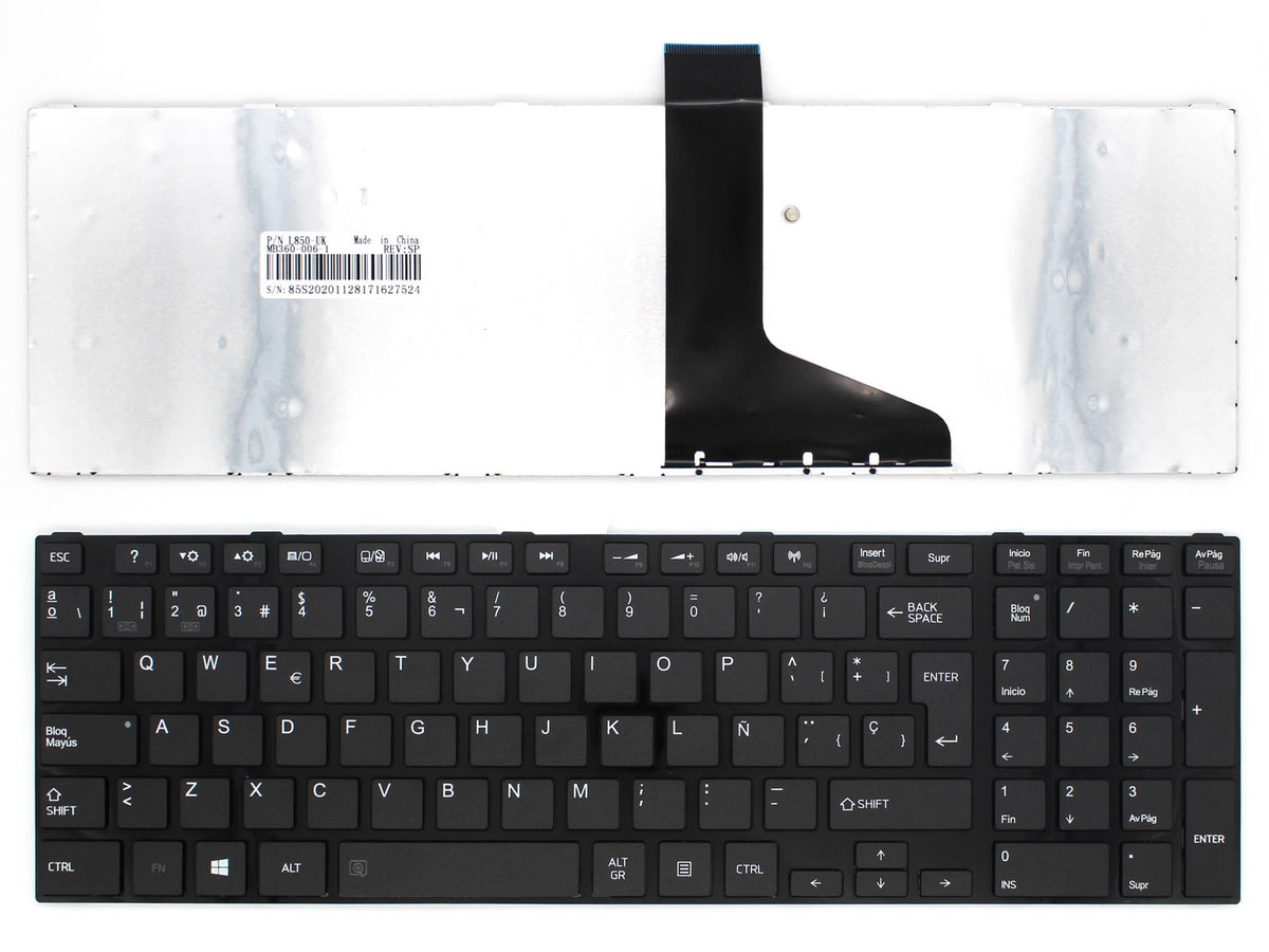 Teclado Para Portátil Toshiba Satellite C850 C855 C870 L850 L850D L855 L870 L870D Series