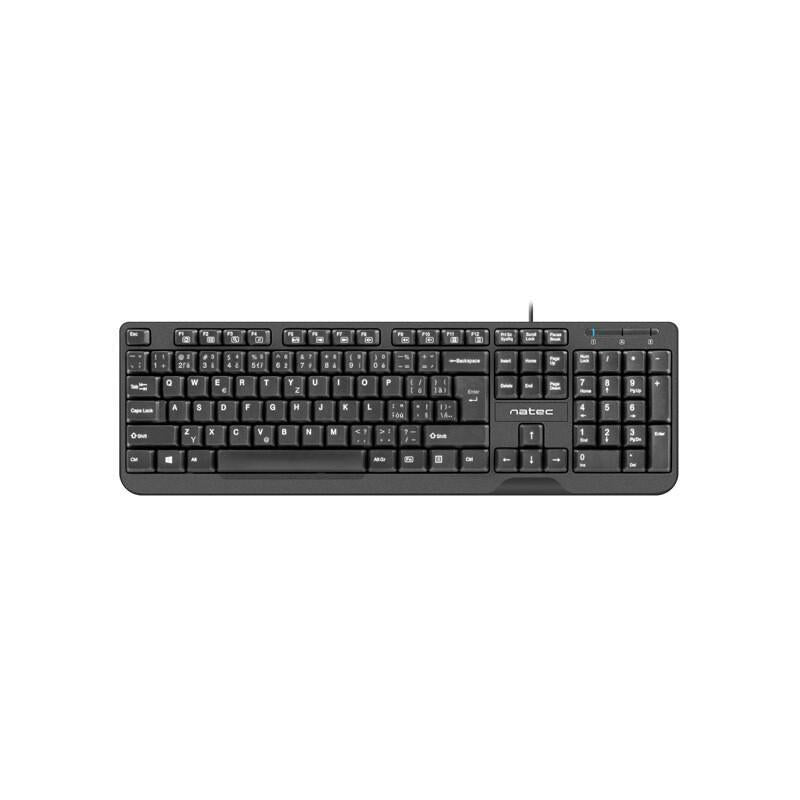 Teclado Trout Slim Usb Cz/Sk 1.8m Negra