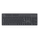 Teclado Wk-200 Inalámbrica Negra