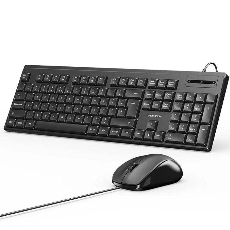 Teclado Ingles  Y Ratón Vention Combo Ktybg-En