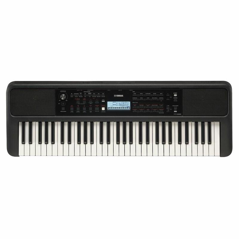 Teclado Yamaha Psr-E383  Midi 61 Llaves Usb Negro