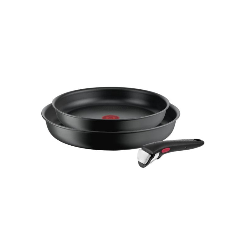 Tefal L7649253 Juego De Sartén Ingenio Ultimate, 3 Piezas, Negro
