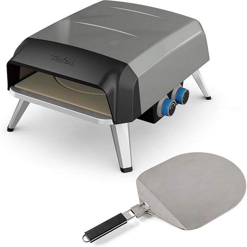 Tefal Pronto Jm412010 Gas Pizza Oven, 30 Cm,  Up To 400°C