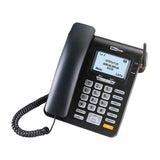 Telefono Fijo Maxcom Fixed Phone Mm28d Negro Sim/Pantalla/Id. Llamadas/600mah Mm28d20161102899