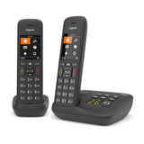 Telefono Gigaset C575a Duo Schnurlos Con Anrufbeantworter - Negro