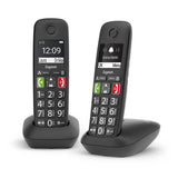 Telefono Gigaset E290 Duo Black