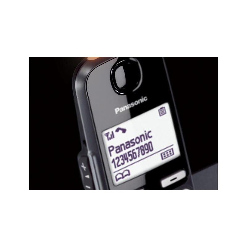Teléfono Inalámbrico Dect Panasonic Kx-Tge250spb Personas Mayores Negro