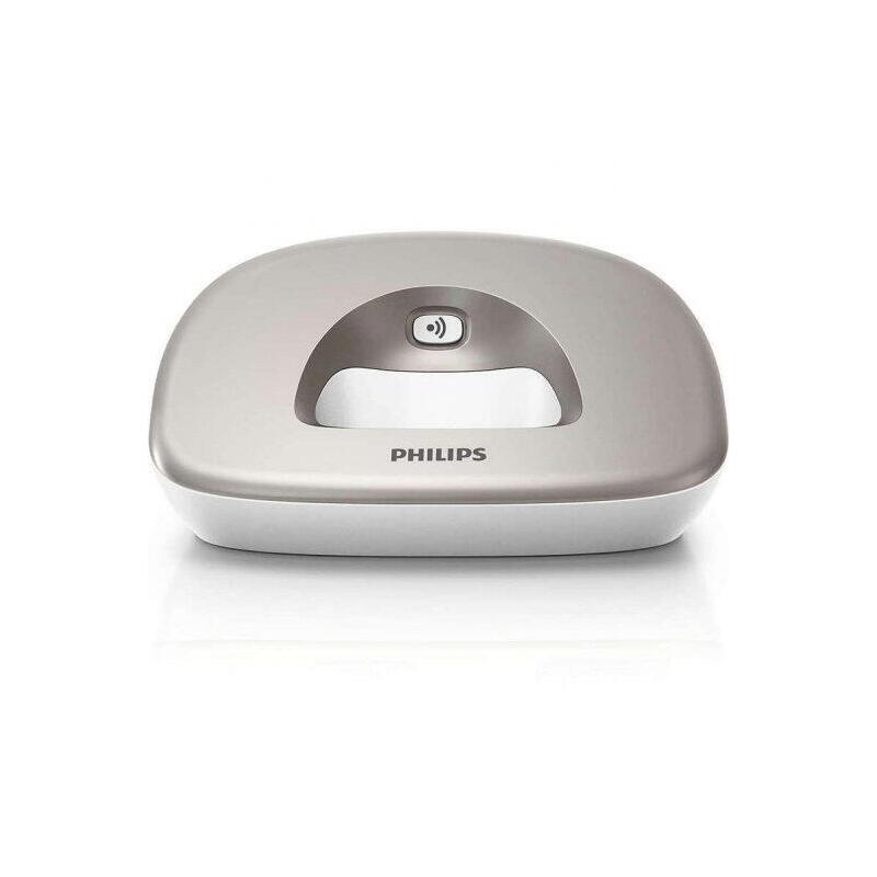 Teléfono Inalámbrico Philips Xl4901s 23 Plata Y Blanco