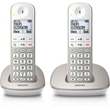 Teléfono Inalámbrico Philips Xl4902s 34 Pack Duo Plata