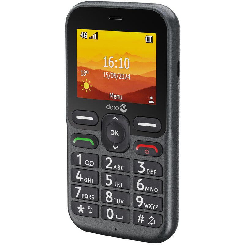 Telefono Movil Doro Leva L10 2.4" 4g Grafito