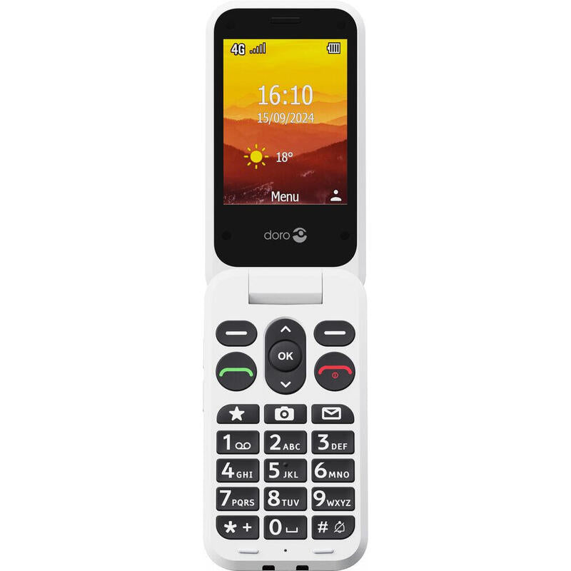 Telefono Movil Doro Leva L20 2.8" 4g Rojo Blanco