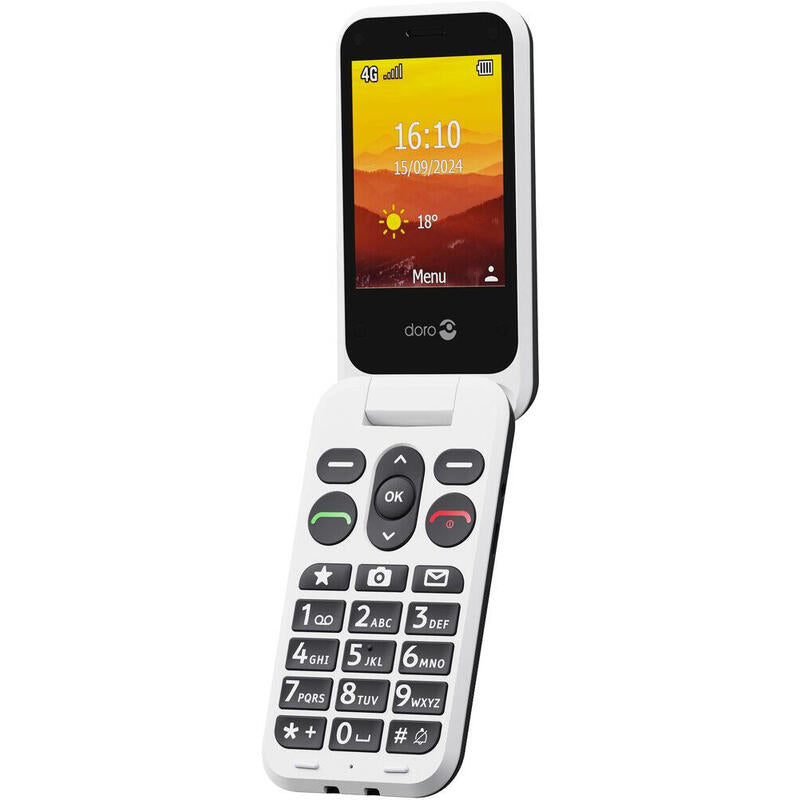 Telefono Movil Doro Leva L30 2.8" 4g Grafito Blanco