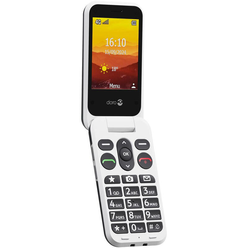 Telefono Movil Doro Leva L30 2.8" 4g Grafito Blanco