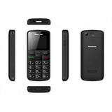 Teléfono Móvil Panasonic Kx-Tu110exb Para Personas Mayores Negro