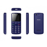 Teléfono Móvil Panasonic Kx-Tu110exc Para Personas Mayores Azul
