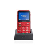 Teléfono Móvil Panasonic Kx-Tu155exrn Para Personas Mayores Rojo