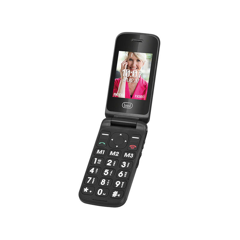 Telefono Móvil Senior Trevi Flex Plus 55 Negro 2,4