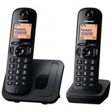 Teléfono Panasonic Kx-Tgc212 Dect Identificador De Llamadas Negro