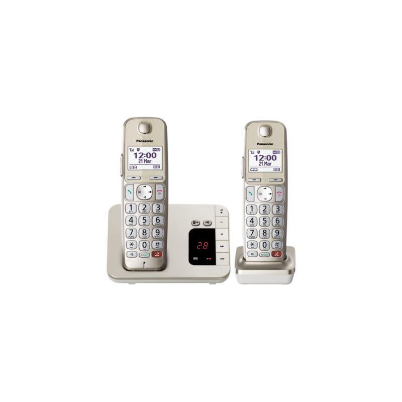 Teléfono Panasonic Kx-Tge262gn Dect Identificador De Llamadas Champán