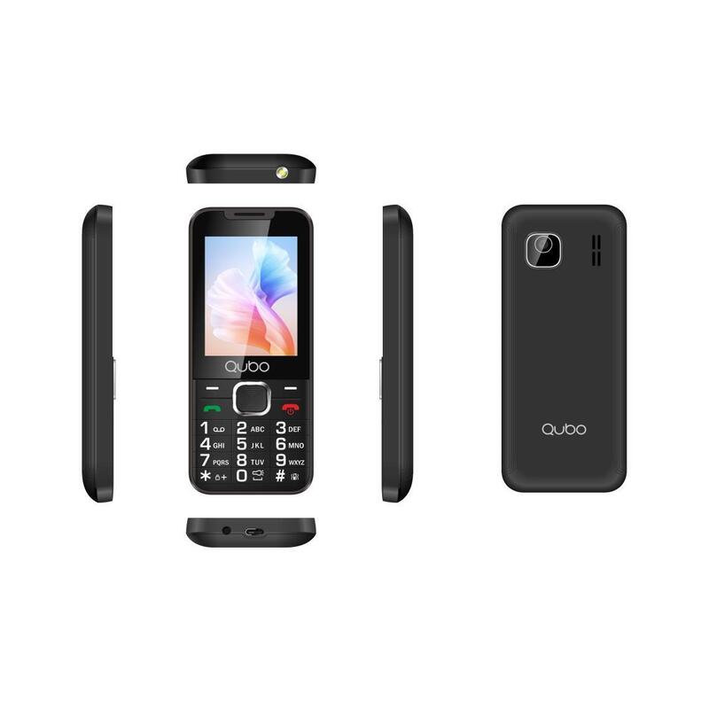 Teléfono Qubo X-240bk 2,4 Negro